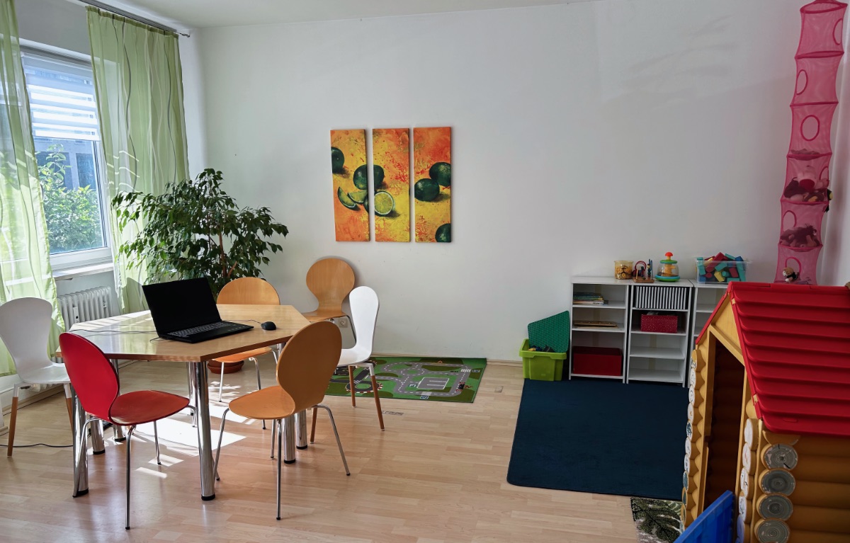 Beratungsraum bei der Münchner Initiative Jump